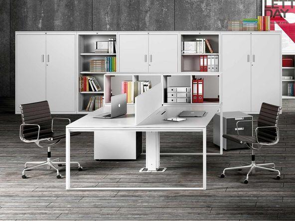 Bureau bench 2 personnes pas cher_0