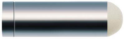 BUTOIR MURAL ALUMINIUM ANODISÉ ARGENT HAUTEUR 80MM DIAMÈTRE 25MM - CIVIC INDUSTRIE - 19602258
