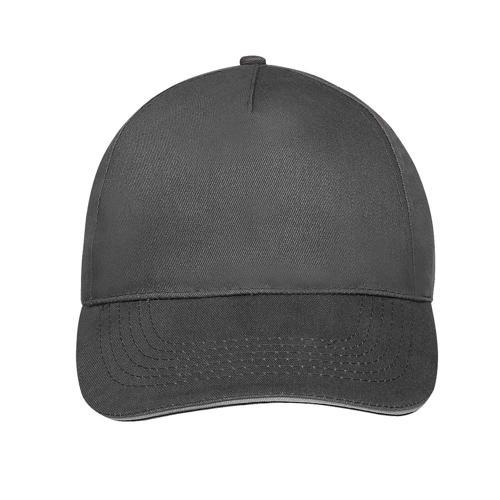 CASQUETTE 5 PANNEAUX EN COTON BICOLORE