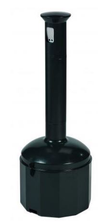 Cendrier sur pied en plastique 10L pour collectivités et hôtellerie - Réf 700236_0