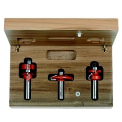 COFFRET CMT DE 3 FRAISES CARBURE QUEUE DE 8 MM POUR PORTES