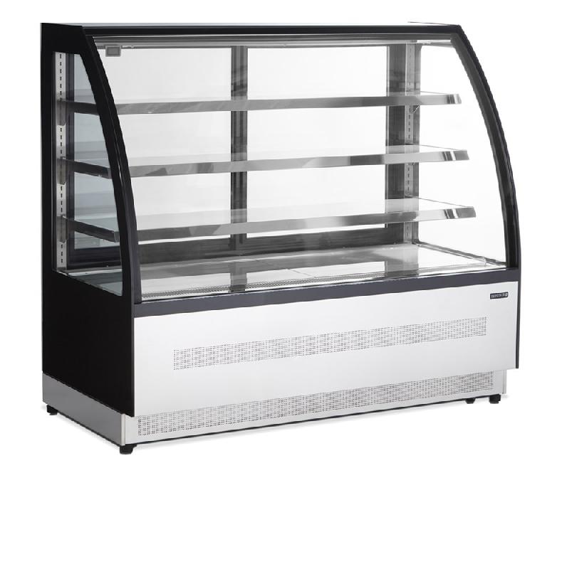 Comptoir réfrigéré LPD-C - vitre incurvée double vitrage, éclairage LED, système de froid ventilé_0