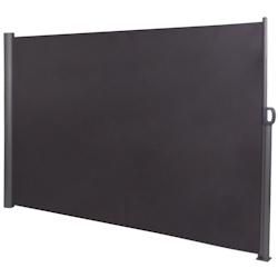 Décoshop26 - Brise-vue panneau pour jardin ou terrasse paravent d'extérieur 300x180 cm en aluminium et tissu anthracite 10_0002978 - 3000251337846_0