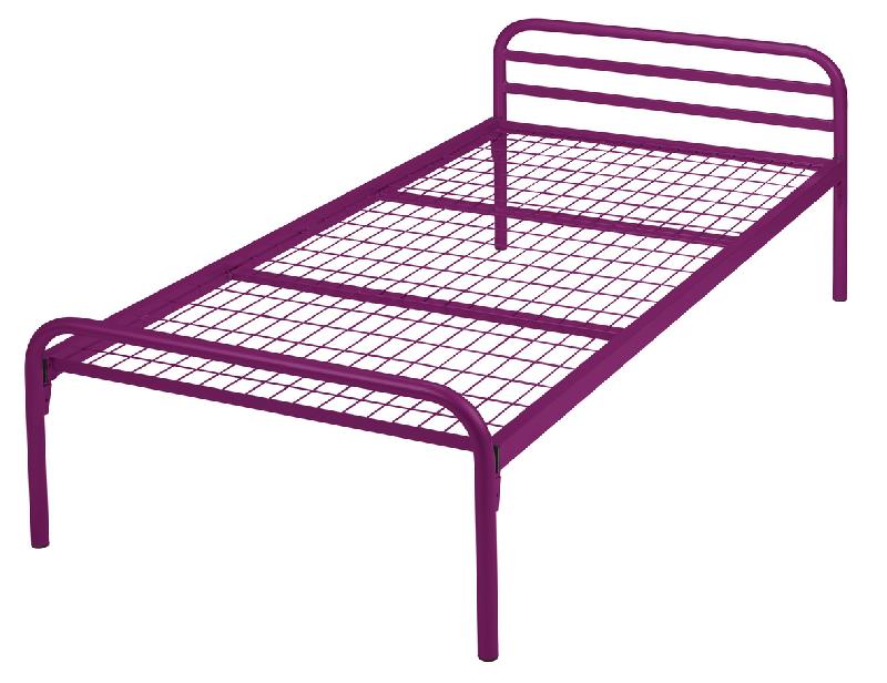 EVOLUTION LIT CONFORT SOMMIER TREILLIS 90X190 4006 FUSCHIA - MANUTAN COLLECTIVITÉS