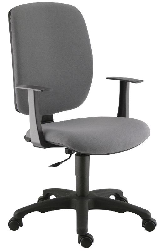 FAUTEUIL DE BUREAU KAOLA DOSSIER HAUT COLORIS GRIS - MANUTAN COLLECTIVITÉS