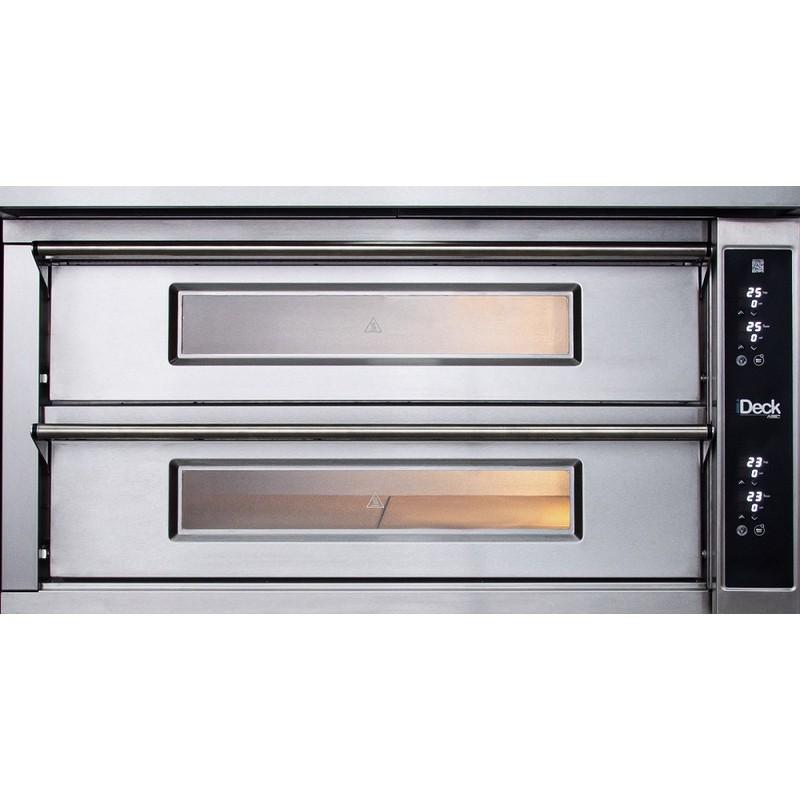 Four à sole commandes électroniques 2x6 pizzas int. 1056x660 iDeck Moretti Forni_0