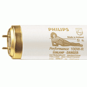 G13 tube fluorescent r uva 40w cleo performance 590mm philips_0