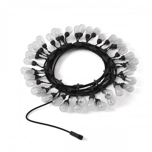 GUIRLANDE LED TWINKLY PLUS BULBS RGBW CÂBLE NOIR - 20 M TWINKLY