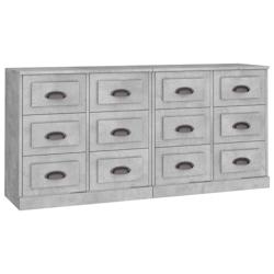 Helloshop26 - Buffet bahut commode armoire meuble de rangement organisateur cuisine salle de séjour salons lot de 2 bois 02_0036881 - 3000213103588_0