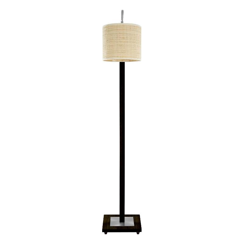 HERZBLUT RIKA LAMPE SUR PIED, CHÊNE CENDRÉ CHARBON/SABLE