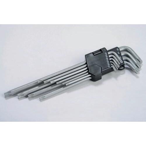 JEU DE 10 CLÉS TORX LONGUES AVEC SUPPORT DE RANGEMENT SAM OUTILLAGE