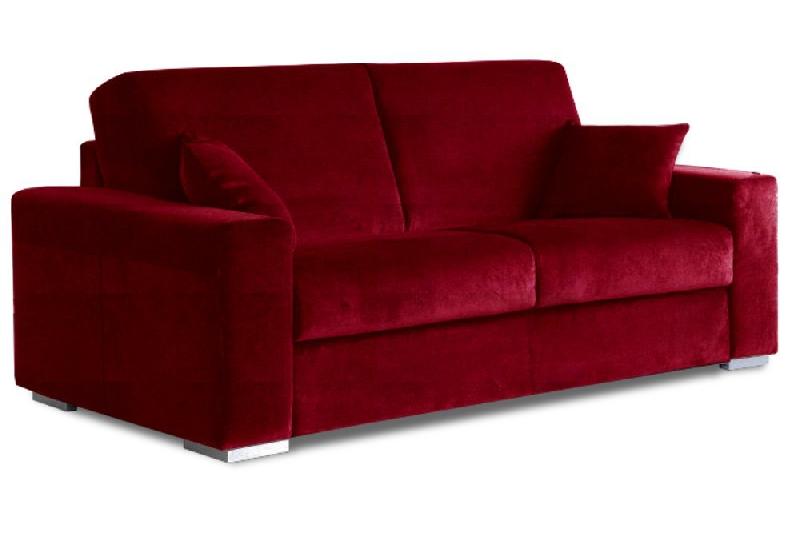 LE DIVA CANAPÉ EASY OUVERTURE EXPRESS 120*200CM MICROFIBRE BORDEAUX_0