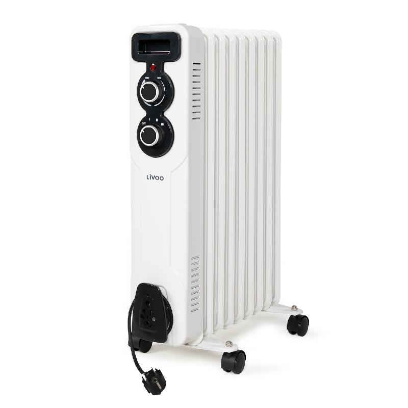 LIVOO Radiateur à Bain D'huile 2000w Blanc DOM521 - blanc 3523930109911_0