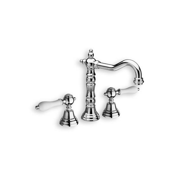 MÉLANGEUR LAVABO 3 TROUS AVEC BEC CHROMÉ CANOVA ELITE - CRISTINA ONDYNA CE11251