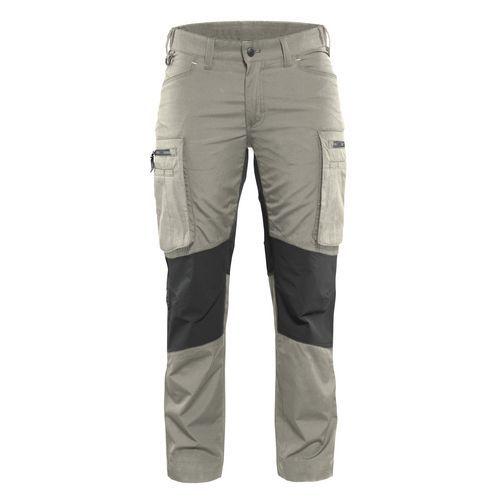 PANTALON DE TRAVAIL SERVICES STRETCH FEMME BEIGE/NOIR TAILLE 32 - BLAKLADER