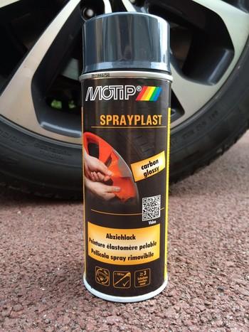 PEINTURE PELABLE SPRAYPLAST NOIR BRILLANT