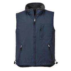 Portwest - Bodywarmer sans manches homme déperlant réversible Bleu Marine Taille XL - XL bleu 5036108144402_0