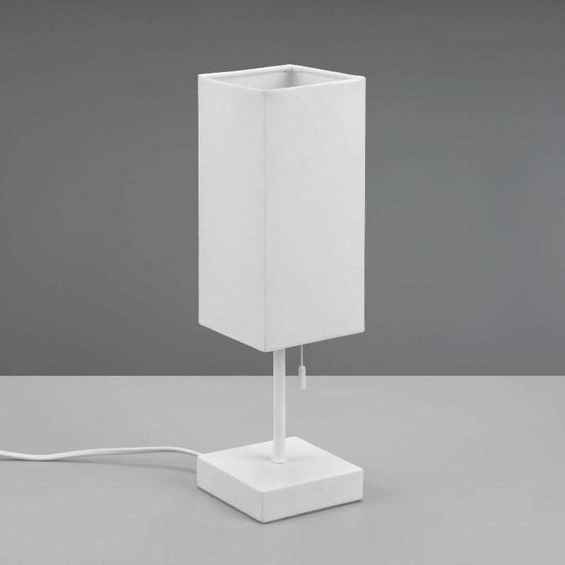REALITY LEUCHTEN LAMPE À POSER OLE AVEC PORT USB, BLANC/BLANC