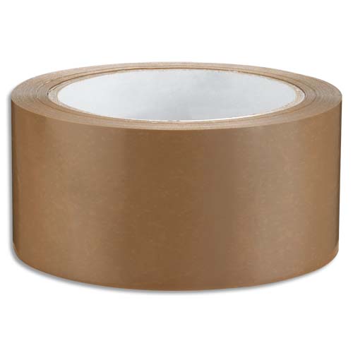 RUBAN ADHESIF D'EMBALLAGE - SILENCIEUX - POLYPROPYLENE 48 MICRONS - 48 MM X 66M - HAVANE - LOT DE 36