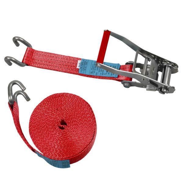 Sangle d'arrimage 50 mm - type poids lourd avec crochets doigts écartés - STF 400 daN - LC 2000 daN_0