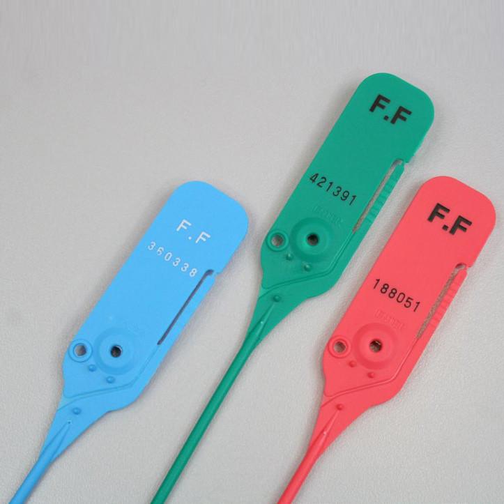 Scellé de sécurité en PP à tige lisse - Longueur 500 mm - Tige Ø4 mm - Vert_0