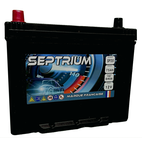 Sp20  - batterie voiture de collection - septrium - 12v / 75 ah_0