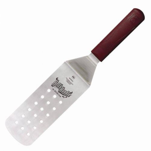 SPATULE COUDÉE PERFORÉE ANTI-CHALEUR PROFESSIONNELLE HELLS HANDLES - 203 MM