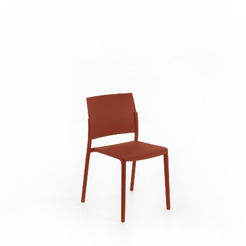 Stones Chaise En Polypropylène Venus 4 Pcs - rouge 8051361826565_0