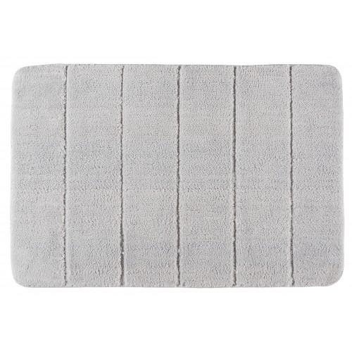 TAPIS DE BAIN STEPS GRIS CLAIR, 60 X 90 CM, MICROFIBRE WENKO