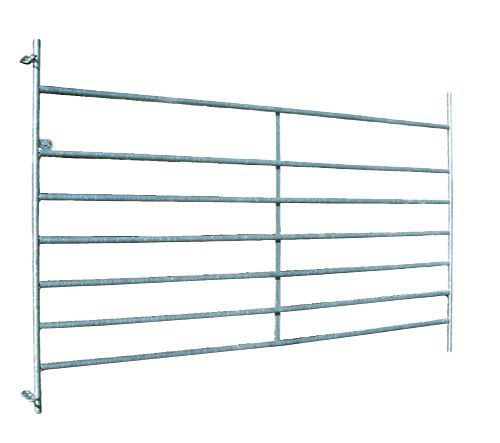 TCM2400 - Barrière de bergerie 7 lisses - Satene - tubes horizontaux emboîtés et soudés - différentes longueurs_0