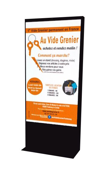 Totem à haute luminosité OUTDOOR LCD d'informations_0