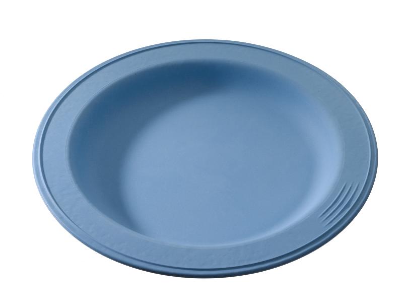 ASSIETTE ROND BLEU VÉGÉTAL Ø 23 CM LILITOUCH SAINT ROMAIN