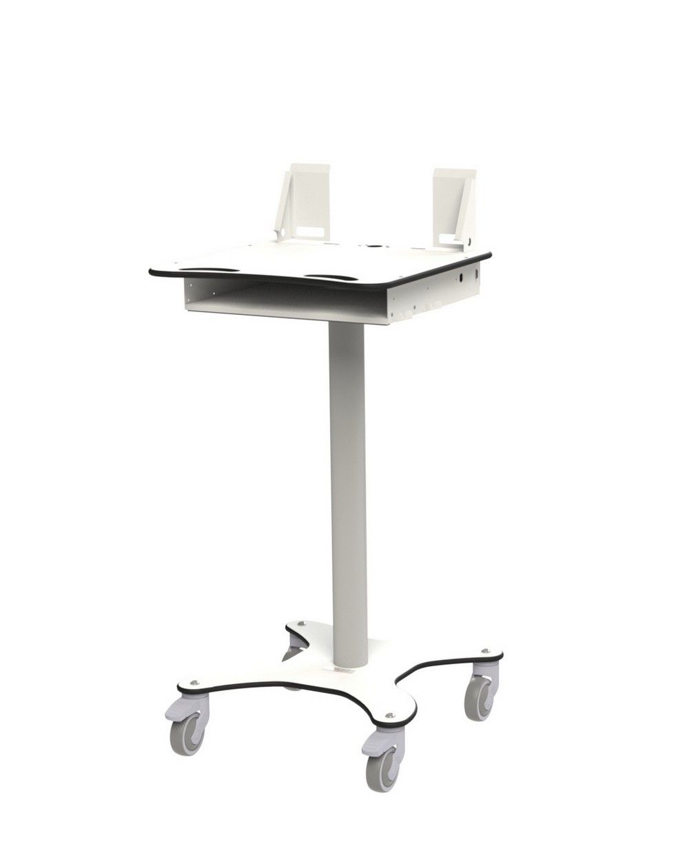Chariot informatique 340.01 - Villard - 20 kg - Plateau résine haute densité - Serrure sécurisée_0