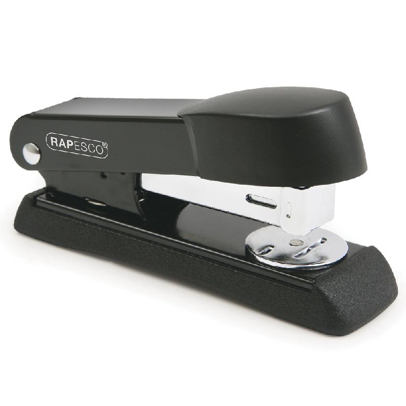 AGRAFEUSE DEMI-BANDE MINNO RAPESCO COLORIS NOIR + 10 5 AGRAFES 26/6 MM