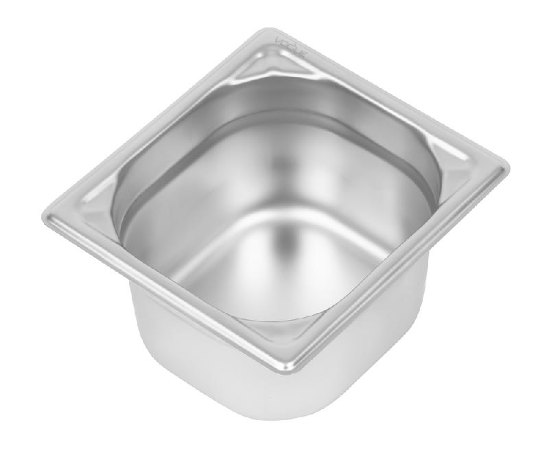 BAC ROBUSTE PROFI GN 1/6 VOGUE EN INOX - 100 MM