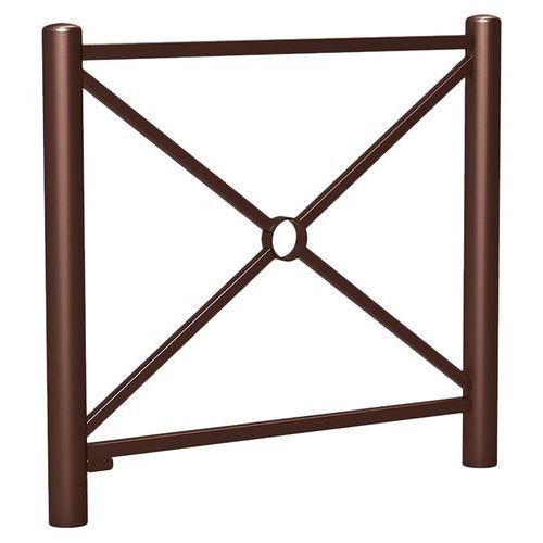 BARRIÈRE CARREFOUR 1.07 M - ZINC MARRON 8017 - PROCITY