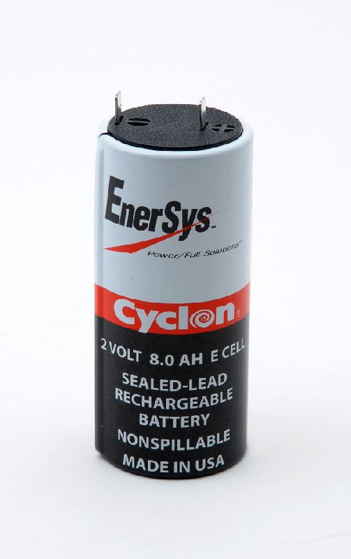 Batterie Cyclon Enersys 0850-0004 (E Cell) - 2V 8Ah - Connectique F6.35 - Étanche et robuste_0