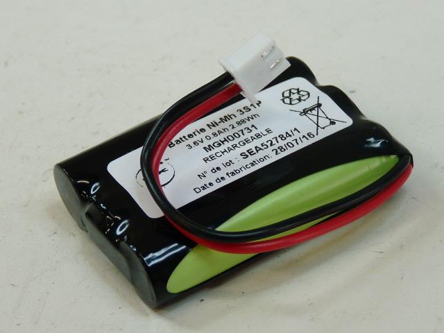 BATTERIE NIMH 3X AAA ST1 3S1P F100 3.6V 800MAH JST_0