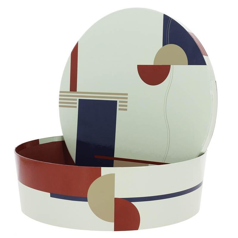Boite carton ronde empilable Terracotta Ø26 -_0