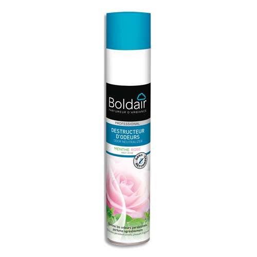 Boldair - Aérosol destructeur d'odeurs 500 ml - Menthe rose - Pour une superficie de 20 m² - Professional_0
