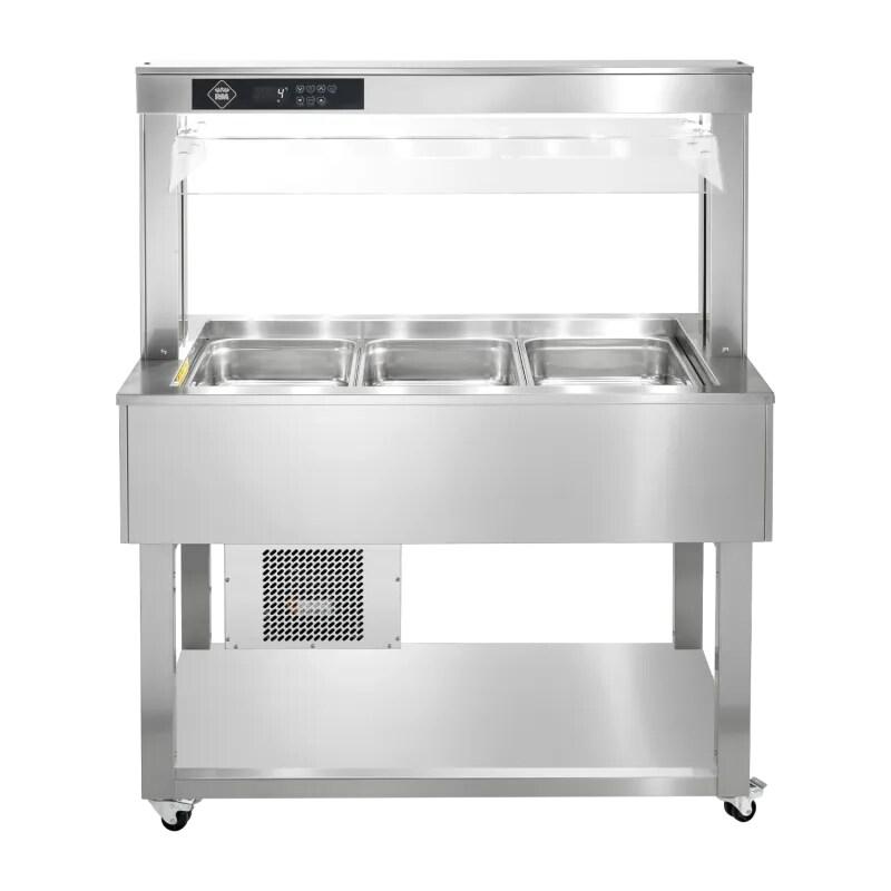 Buffet à froid positif GN 3-1/1 - 200 mm, inox RM - TR GREEN+ 3I - RM Gastro - 0615402126946_0