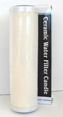 Cer - Cartouche filtrante à eau céramique 10'' 0,5μ - filtration extrême pour eau potable_0