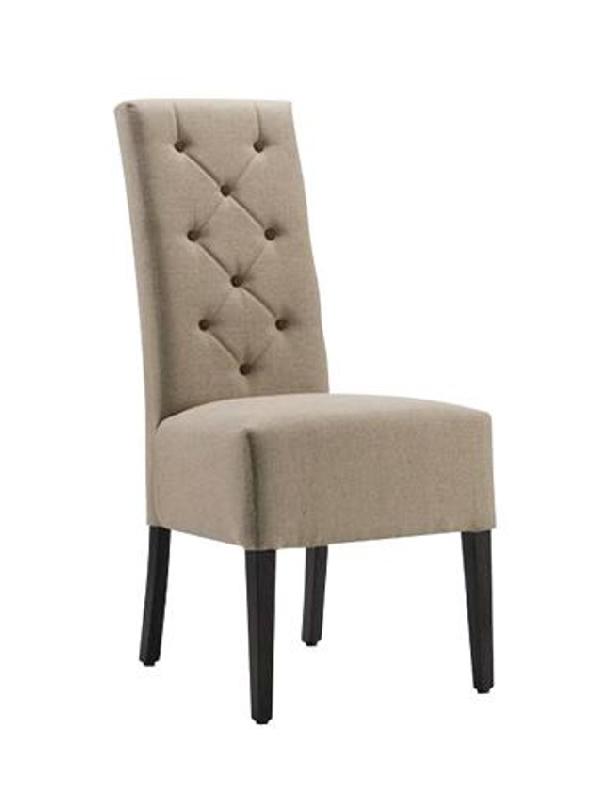 Chaise de restaurant Charvi - assise rembourrée et dos boutonné_0