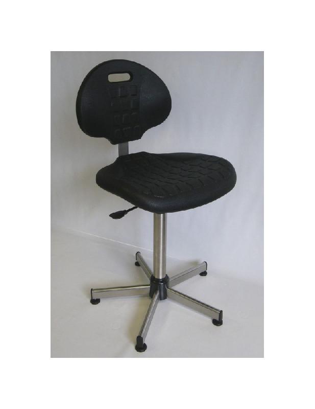 Chaise d'atelier en polyuréthane - patins en acier inox - modèle CHP6732Z.P_0