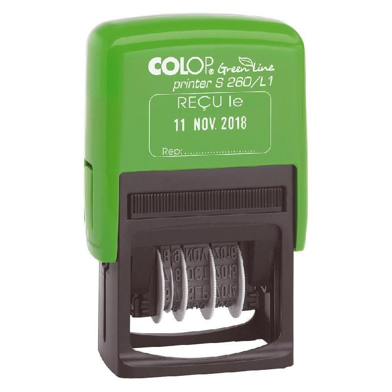 COLOP DATEUR MONOFORMULE S260 FORMULE 'REÇU LE'