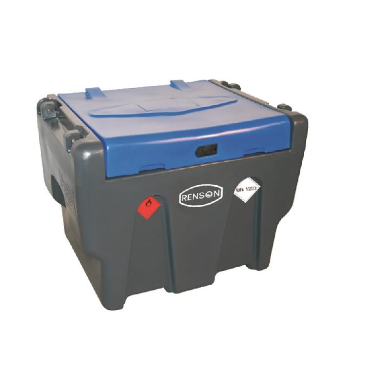 Cuve de ravitaillement 430L en PEHD - Pompe 12V 60L/min - Homologuée ADR - Marque RENSON_0