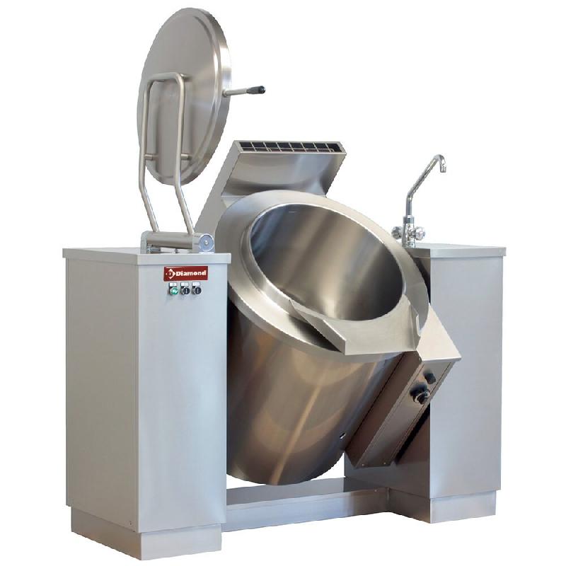 Diamond - Marmite basculante gaz 300 litres, chauffage indirect - réf. GMB/300I - AKS-GMB/300I_0
