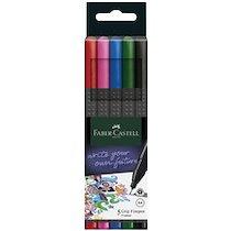 FABER-CASTELL FEUTRE POINTE FINE GRIP FINEPEN, ÉTUI DE 20 - LOT DE 2