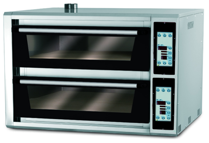 Four à pizza électrique à commandes digitales - Effeuno - 12 pizzas Ø34 cm, 16,2 kW, acier, 400°C_0