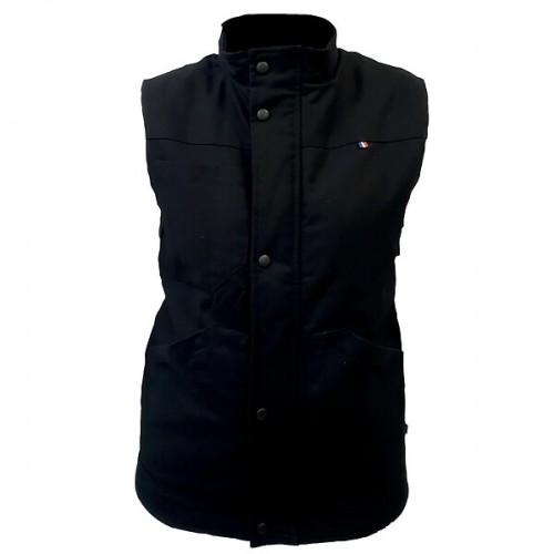 GILET DE TRAVAIL SANS MANCHES - MIXTE - NOIR - TAILLE 0 L'ASCENSEUR CONFECTION